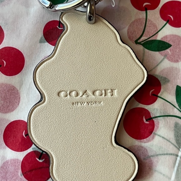 🍒🍧🍒  COACH ICE CREAM BAG CHARM  🍒🍧🍒 NWT 🍒🍧🍒 - Picture 14 of 16